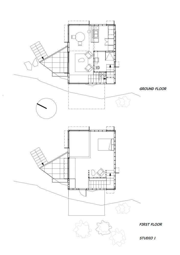 塔斯马尼亚山脊上的迷你鸟舍工作室丨澳大利亚朗塞斯顿丨Birdhouse工作室-4