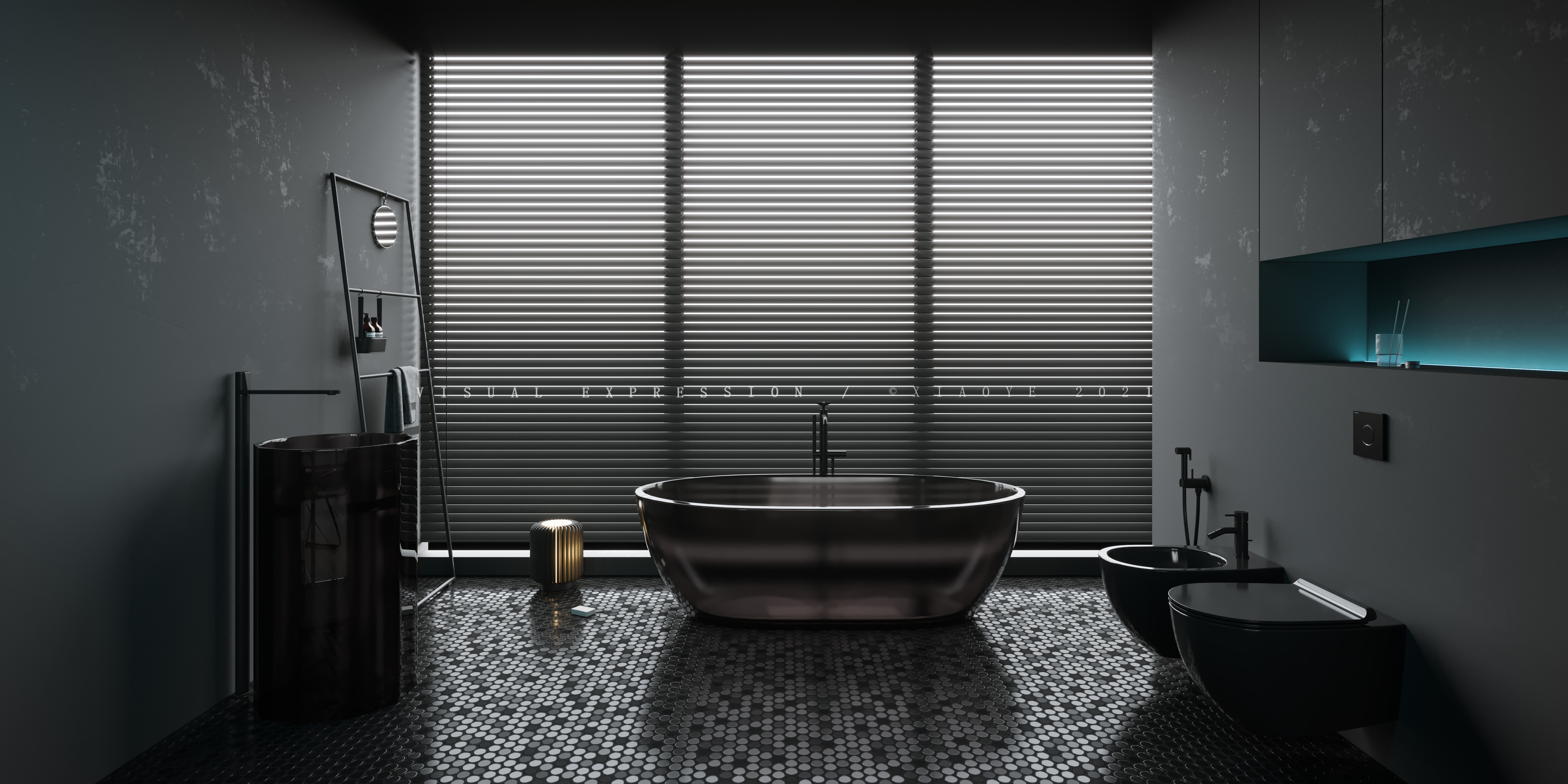 黑色视觉盛宴 · XIAOYE 室内设计作品-13