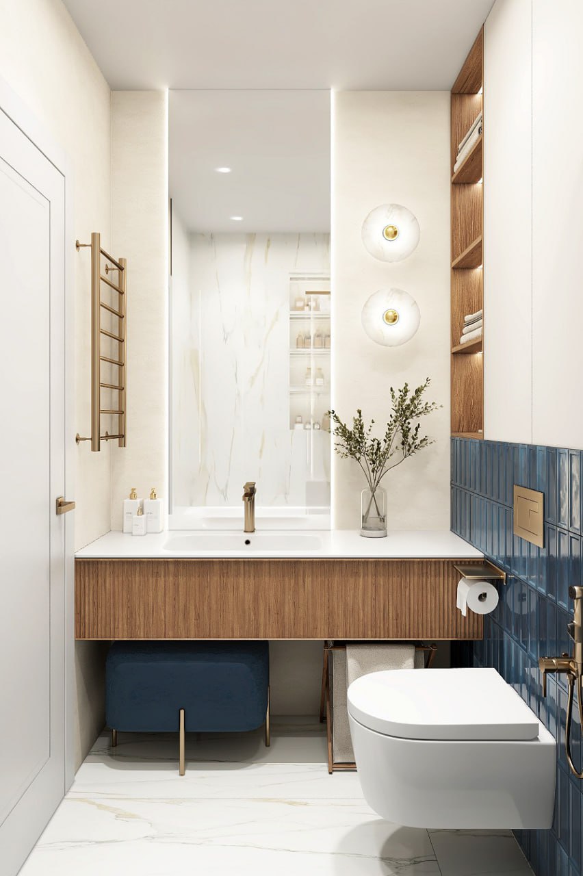 圣彼得堡明亮公寓室内设计丨俄罗斯圣彼得堡丨“Планировка хоум”工作室-18