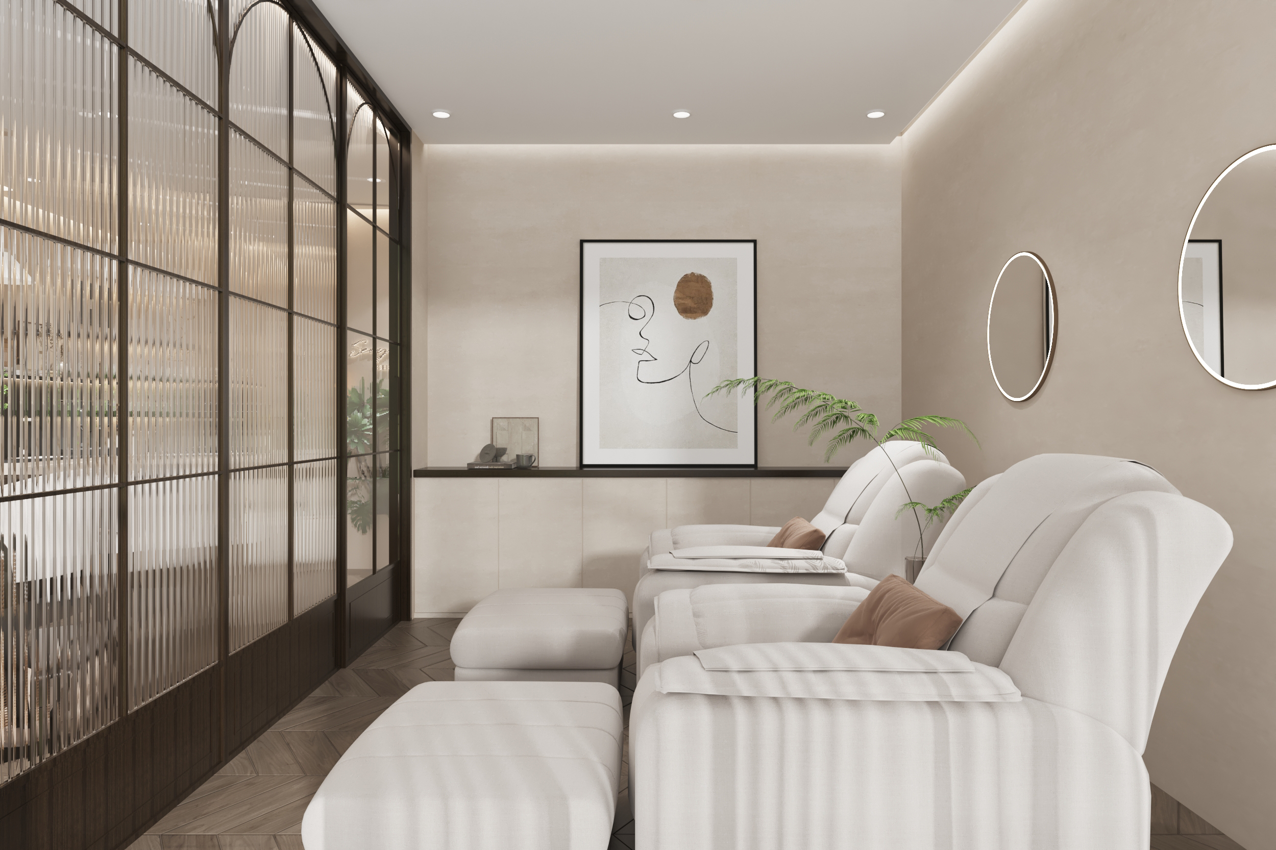 Seeya Nail 美甲美睫店室内设计丨中国深圳丨三思设计工作室-13