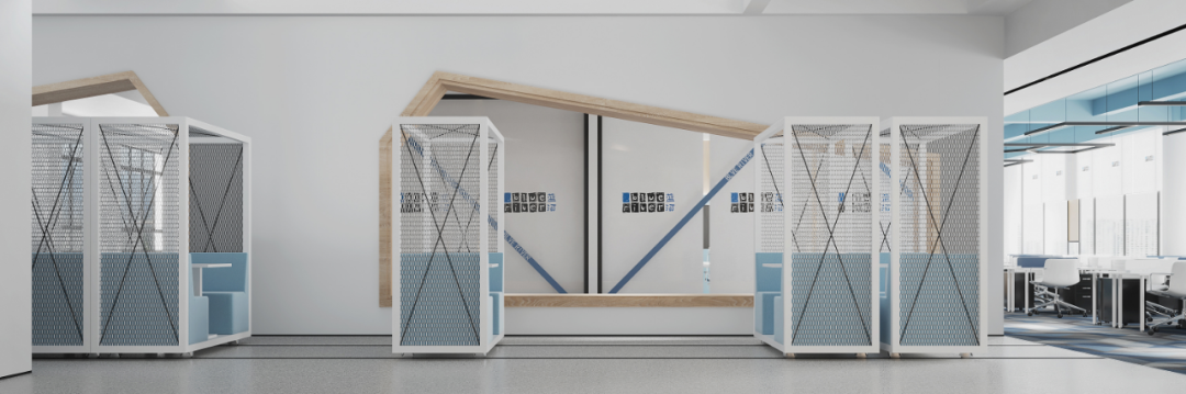 蓝河绵羊乳业集团办公室——现代极简之美-86