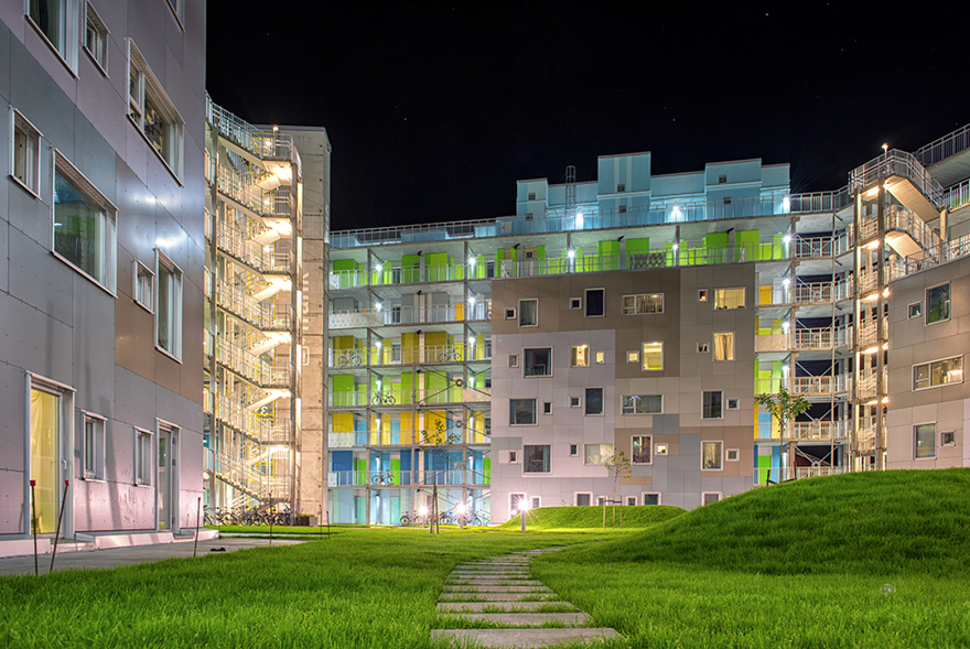 挪威 Gronneviksoren 学生公寓 | 低能耗、高可持续的绿色设计-27