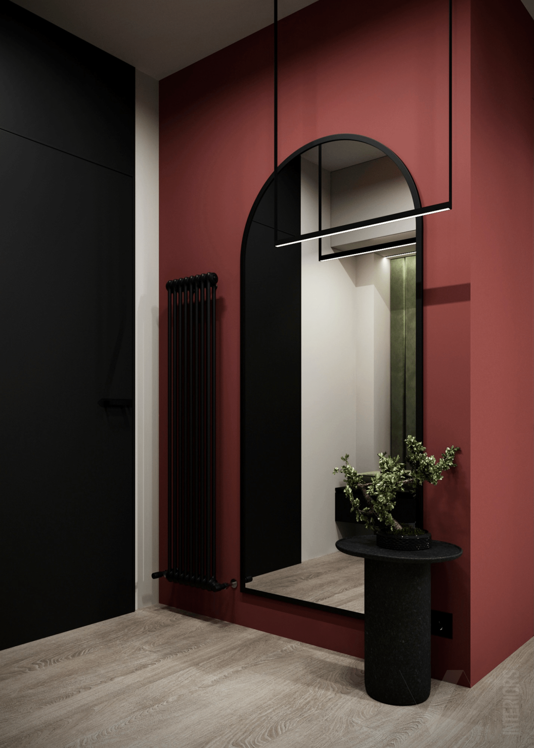 86㎡二居室公寓设计丨意大利丨意大利室内设计师Valeria Mahu-0