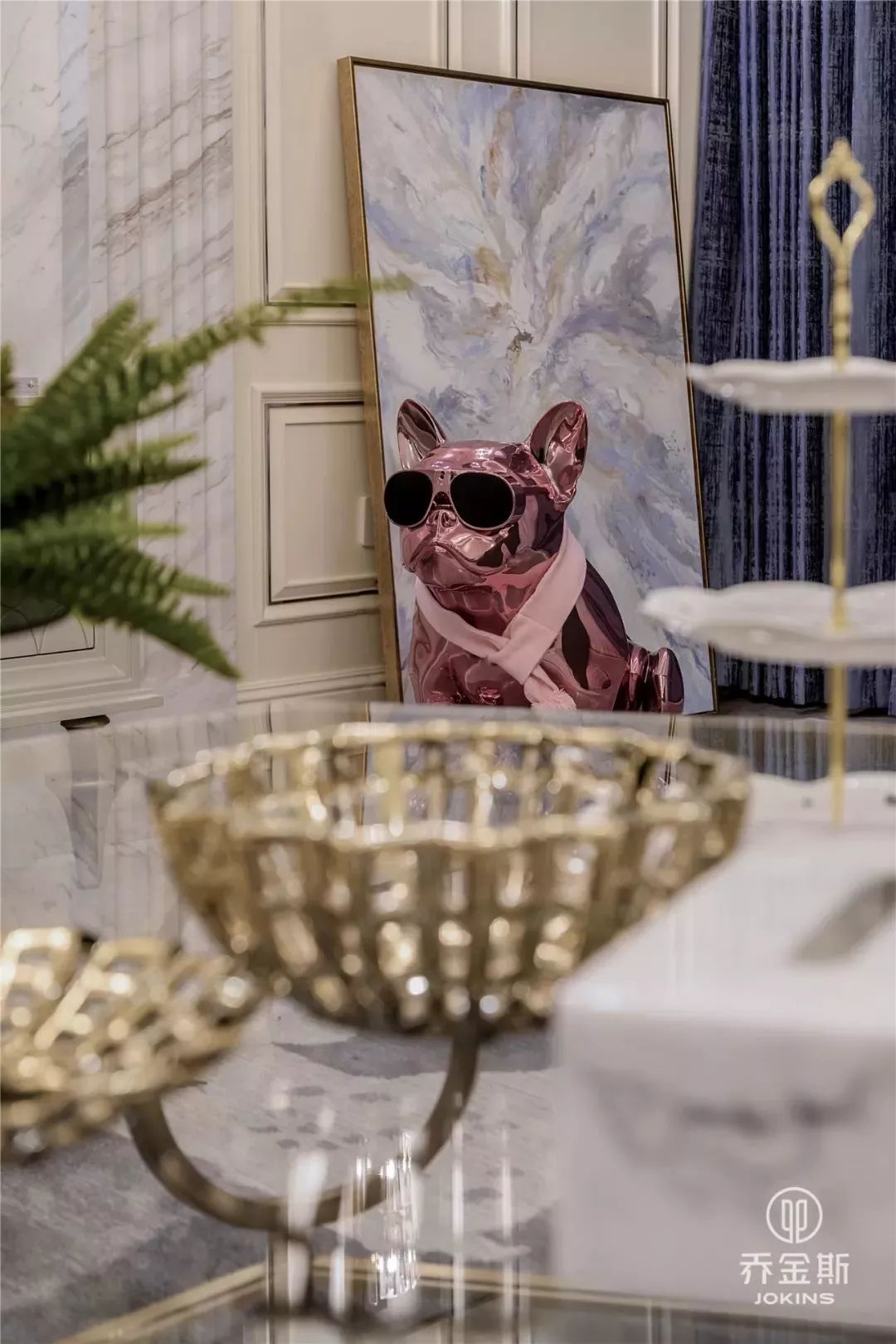 法式轻奢浪漫风情,乔金斯 250m²大平层设计-1