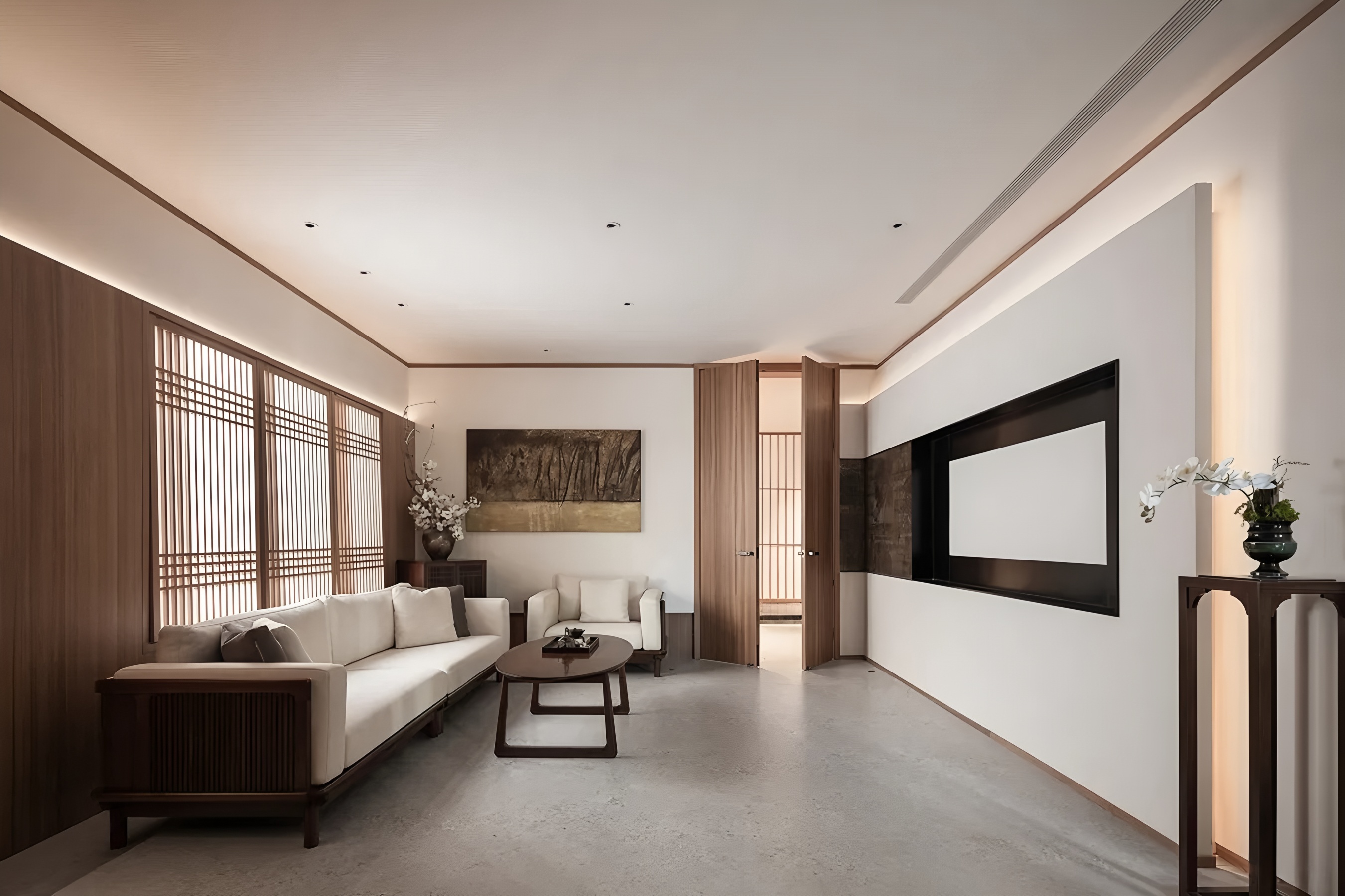 西安源木禅柚木展厅丨中国西安丨子俞空间设计-43