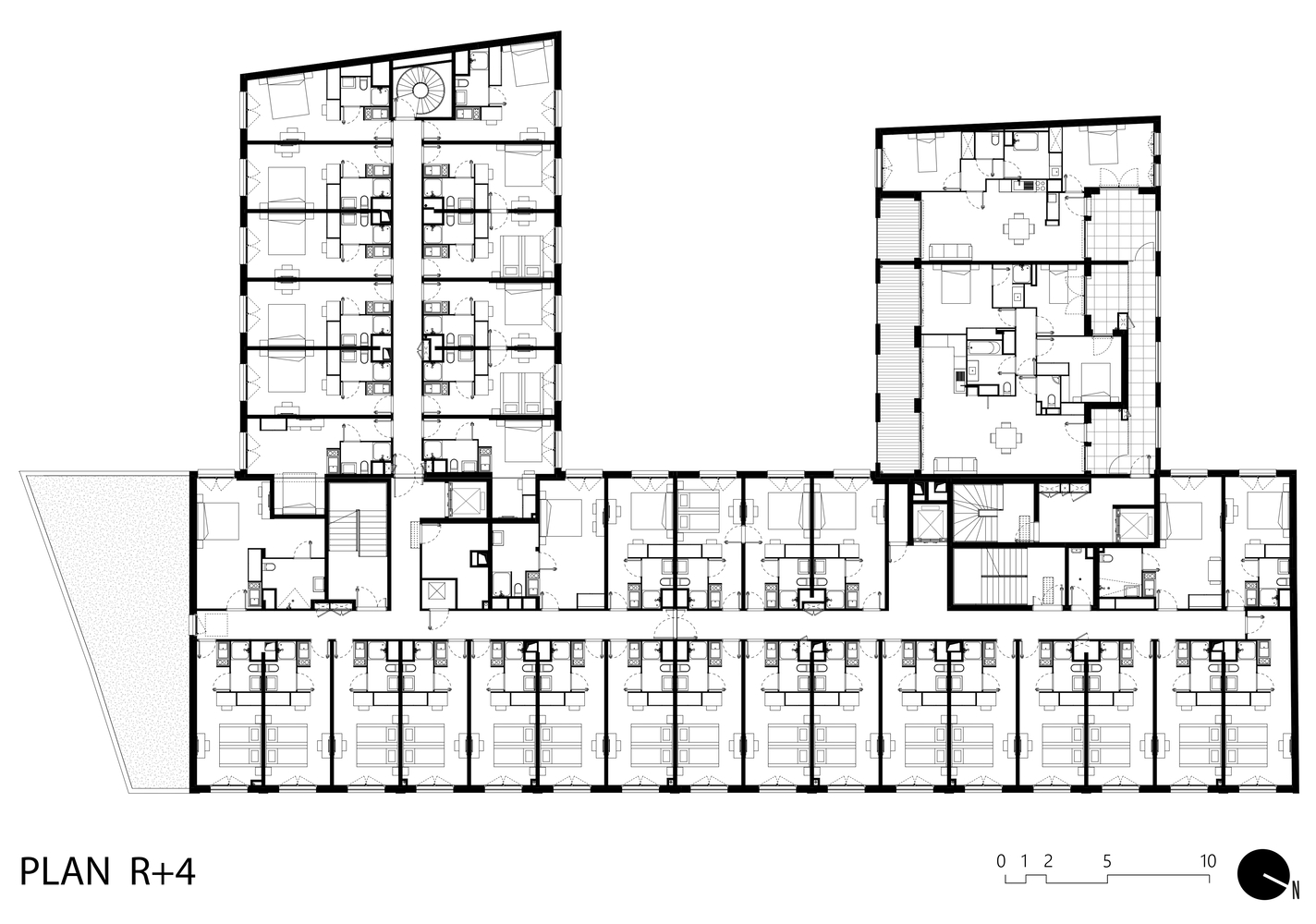 恩阿帕泰酒店及公寓丨法国图卢兹丨Taillandier Architectes Associés-42