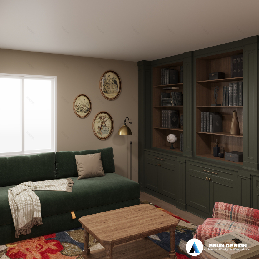 室内房屋;住宅内部(这里Interior House表述不太常见,Interior有内部之意,House是房屋,结合起来大致是上述意思) 丨澳大利亚墨尔本丨2SUN Studio-19