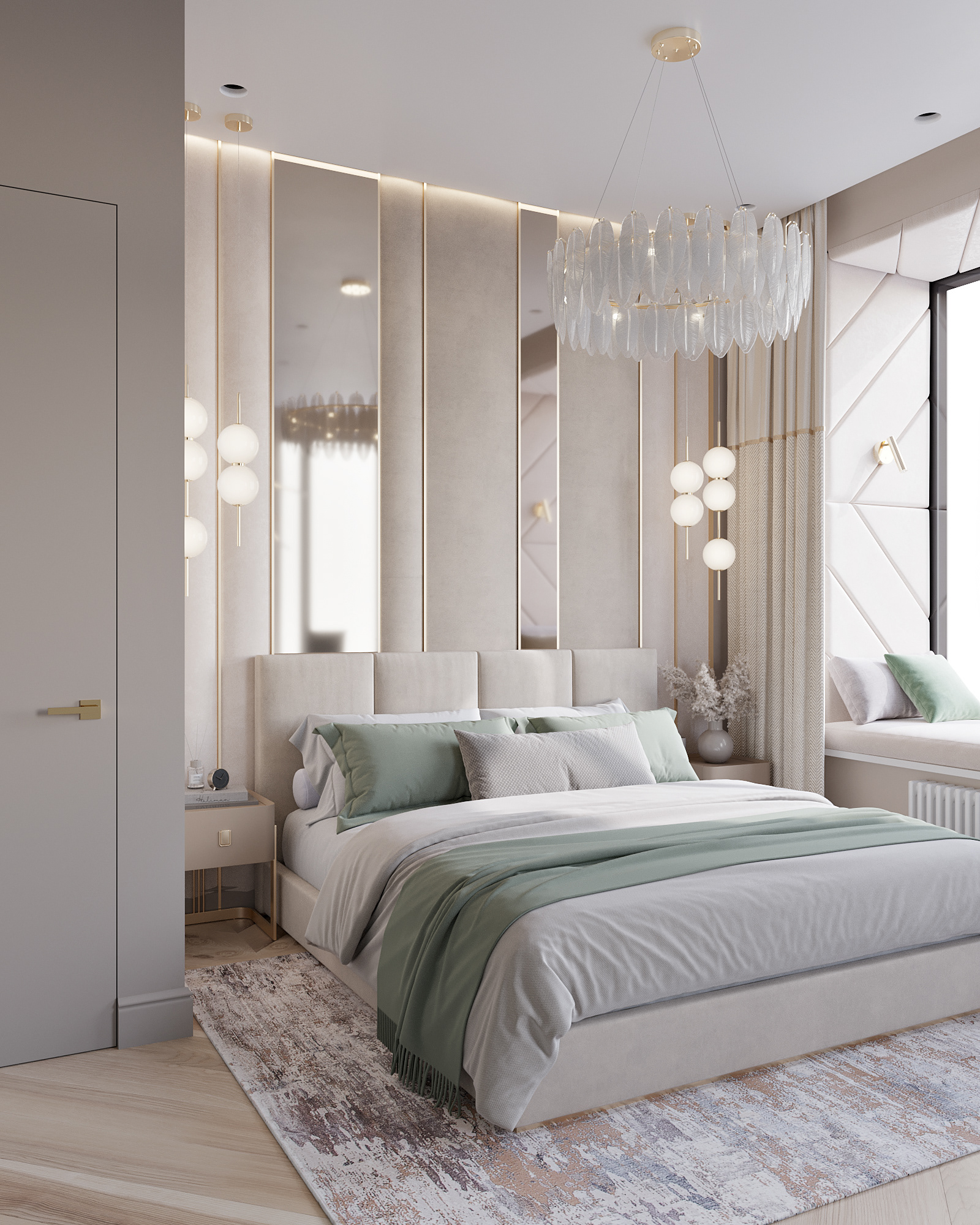 温馨主卧室设计丨@wanted_design-4