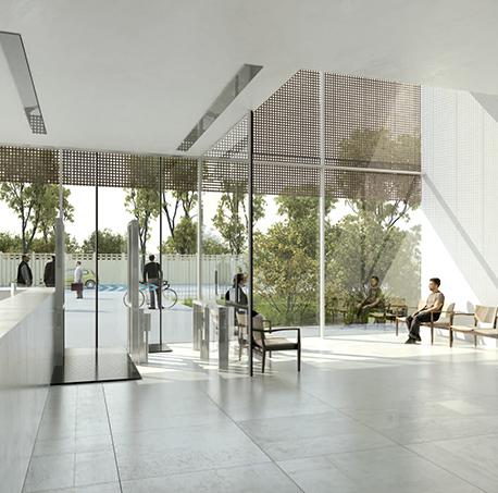 融合司法功能的 Nanterre 监狱设计-13