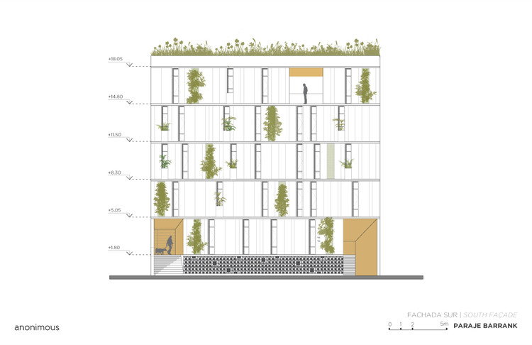 Barrank Building 墨西哥城南部公寓设计-34