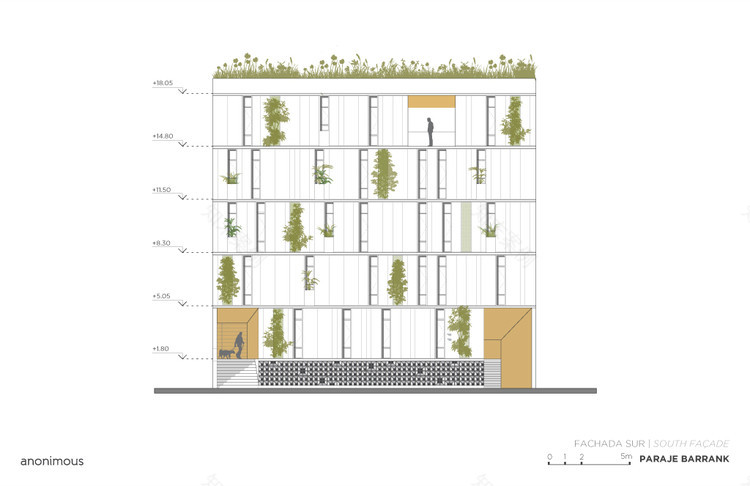 Barrank Building 墨西哥城南部公寓设计-34