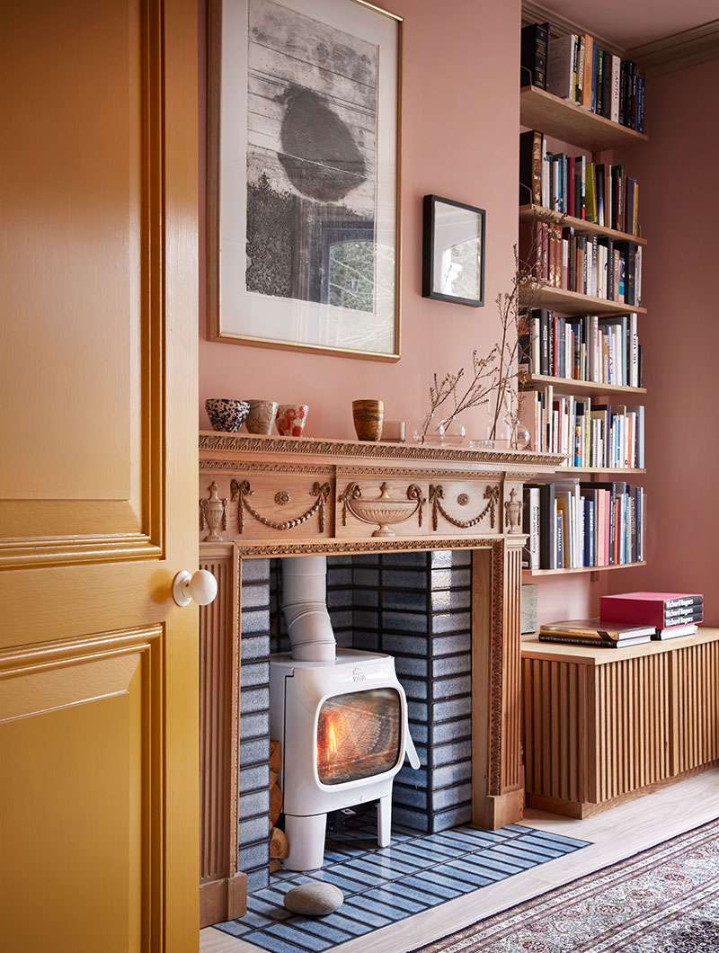 伦敦维多利亚式住宅的活力色彩空间-6