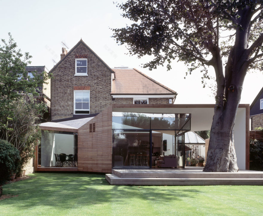 包裹屋;环绕住宅(注:Wrap House可能是有特定所指的,如一座极具特色设计、建筑外观有环绕形态的住宅,若没有更多背景信息,这两种常见理解供参考,这里按要求给出环绕住宅作为单一翻译结果)
最终翻译:环绕住宅 丨英国伦敦丨Alison Brooks Architects-34