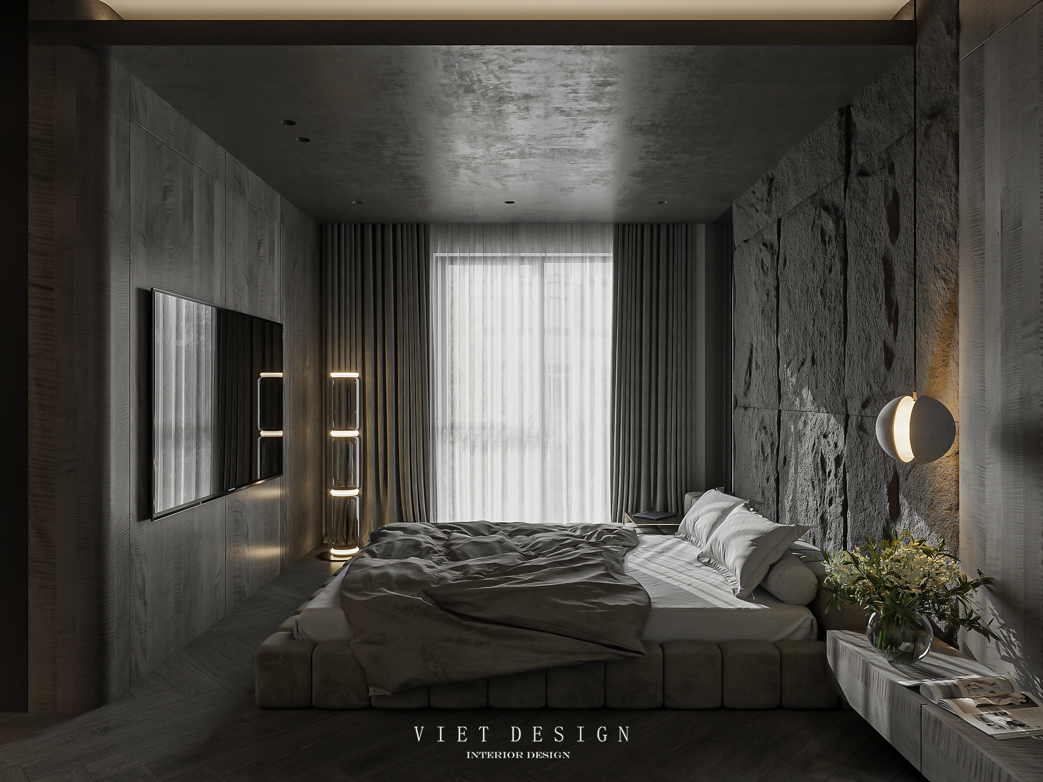 脉纹别墅丨VIET Design-33