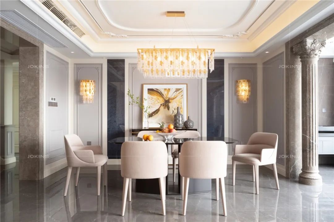 法式轻奢，盐城高新区 280 平米复式住宅设计-24