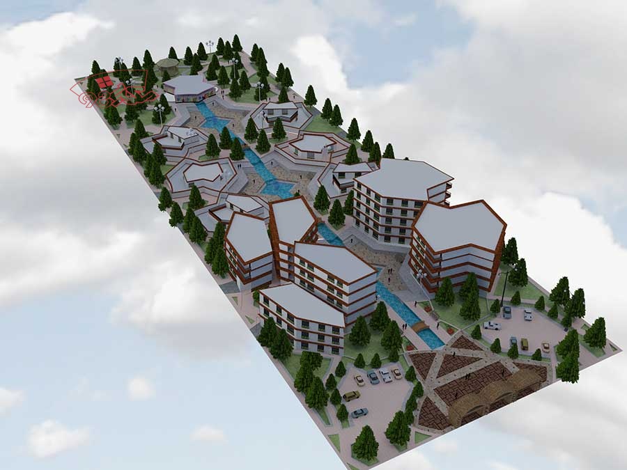 住宅小区建筑项目-19