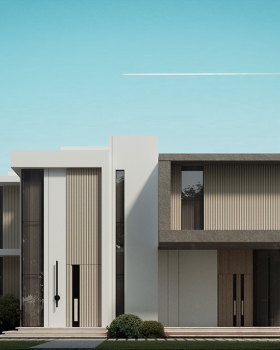 Two-Storey Contemporary Residential Villa