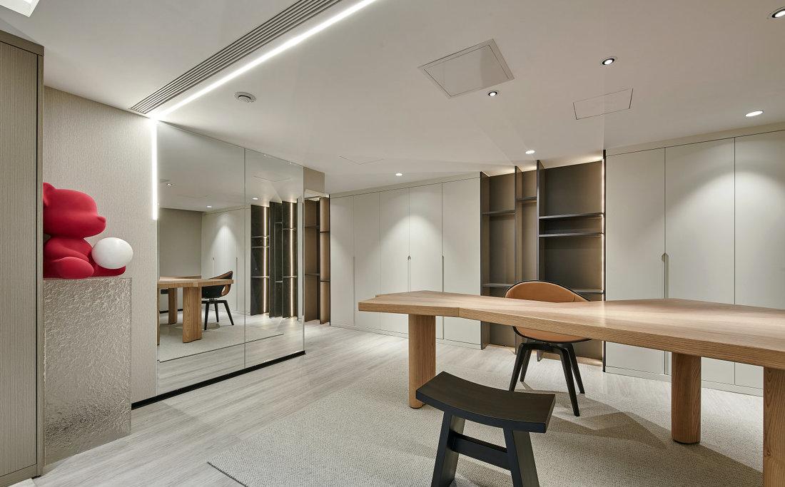 300㎡温暖原木风治愈系私宅-13