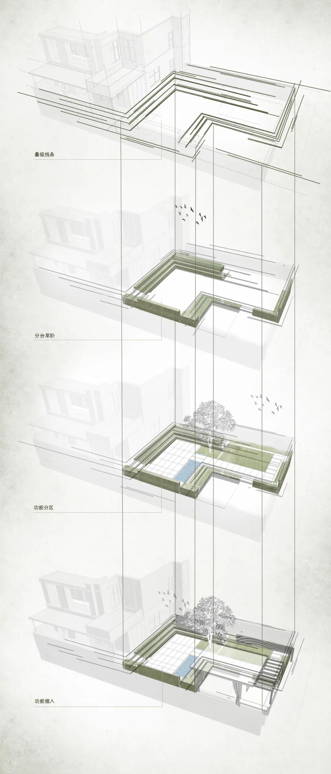 嘉陵江畔的「叠级线条」庭院丨MUSO 设计-13
