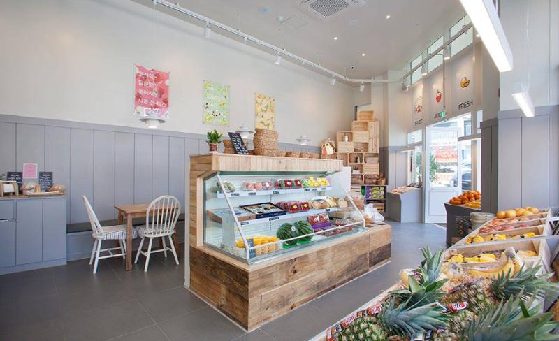 温暖简约 17 坪水果咖啡厅设计-8