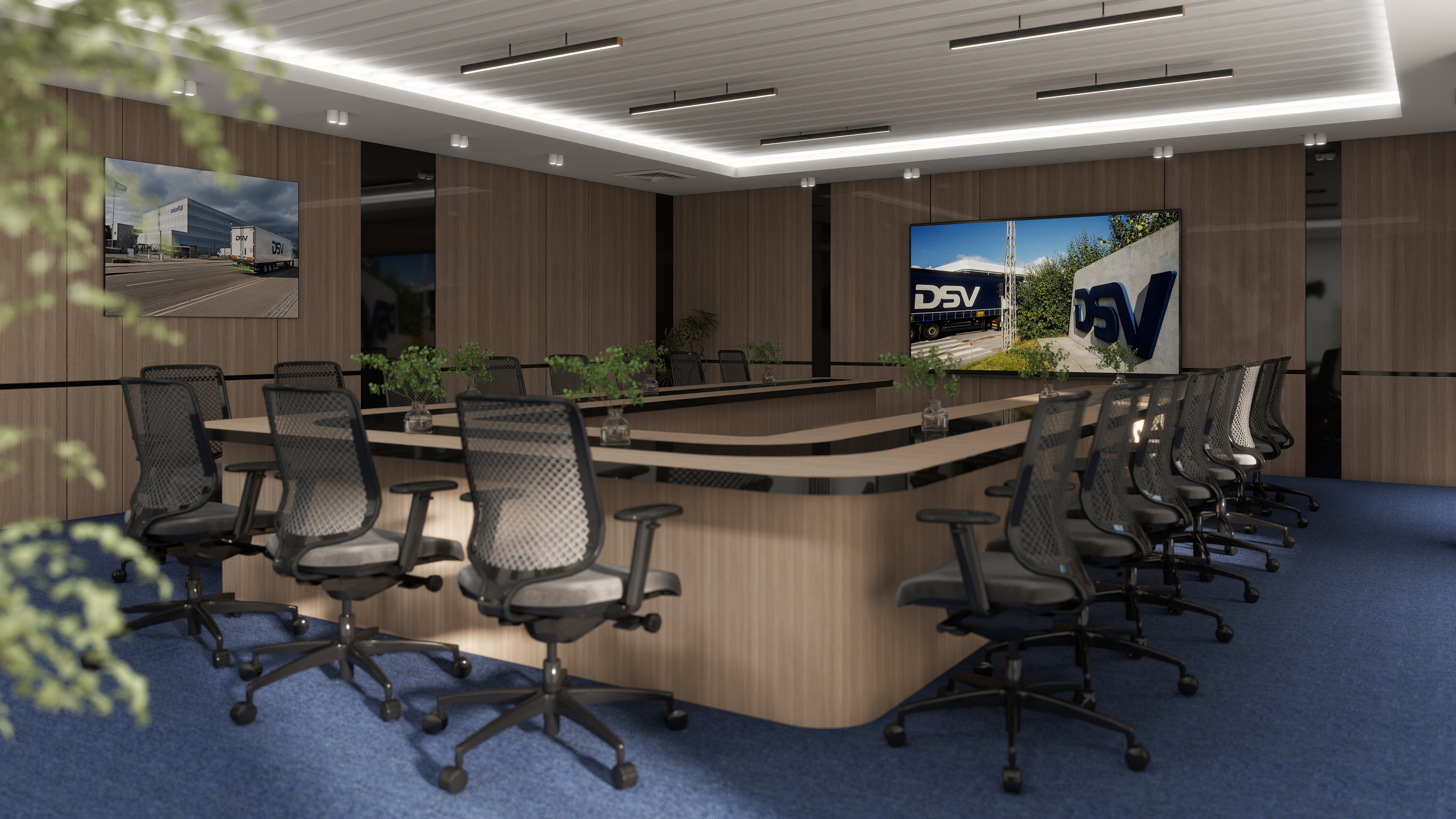 Modern Corporate Boardroom | Interior Design-1