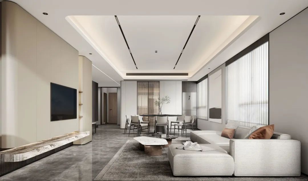 惠州江湾南岸 140㎡现代简约家居设计丨中国惠州丨TRID 添睿设计-24