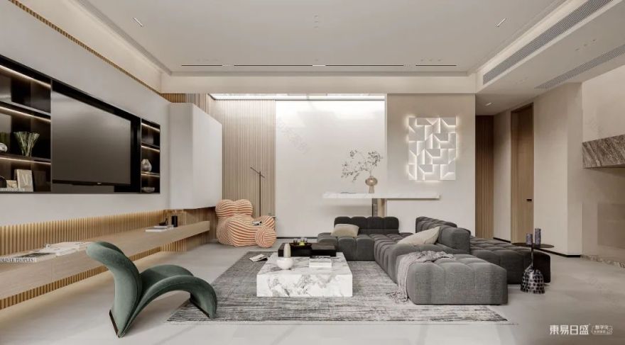 杭州院子|390m²现代风装修,住上梦想中的别墅生活-17