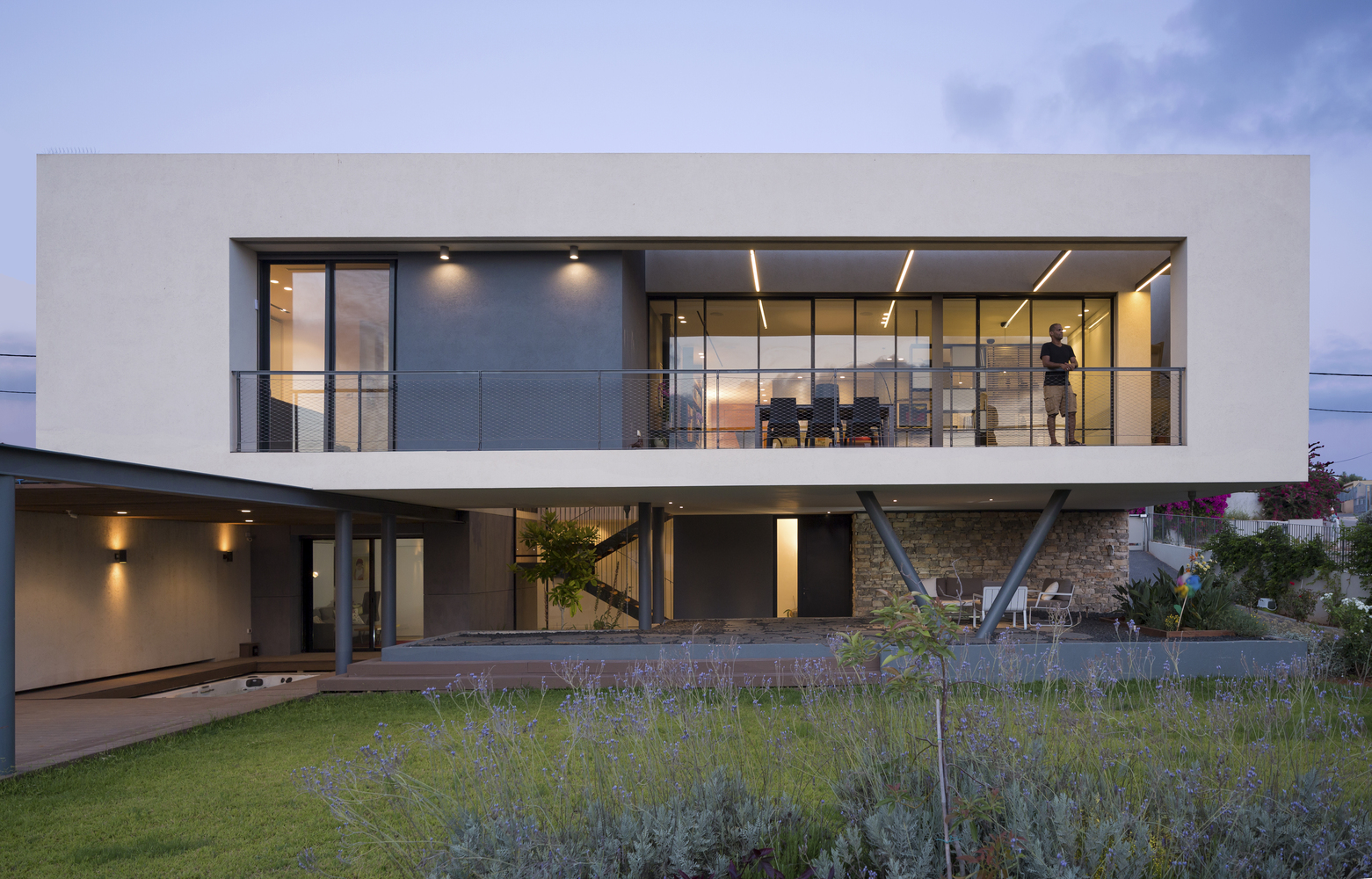 以色列 Galilee Sea 私人住宅,自然环境与建筑共融-39