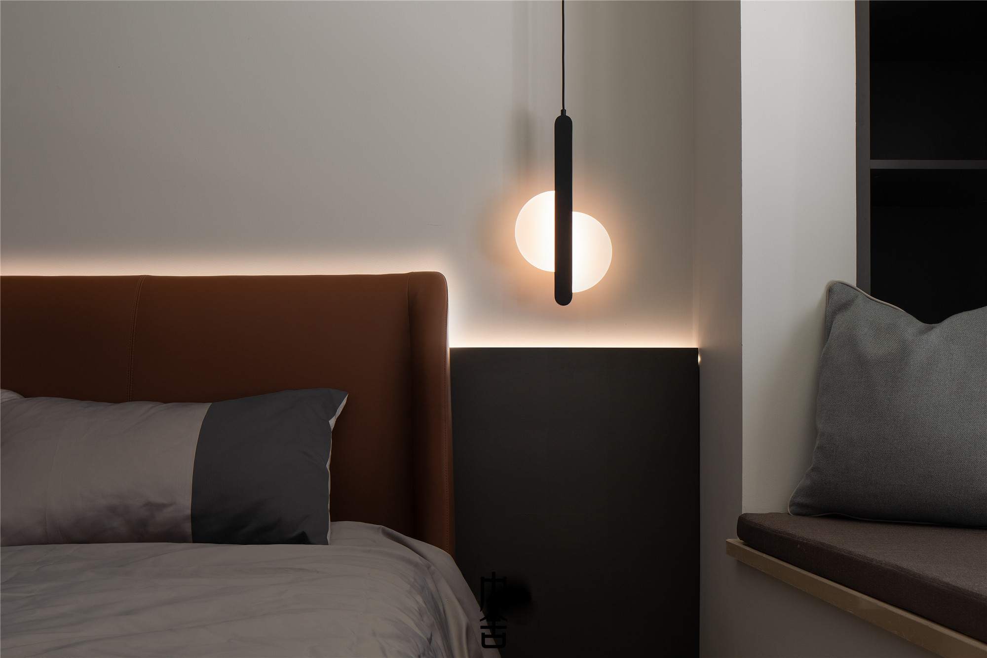 黑白灰简约住宅丨内舍软装陈书萧-22