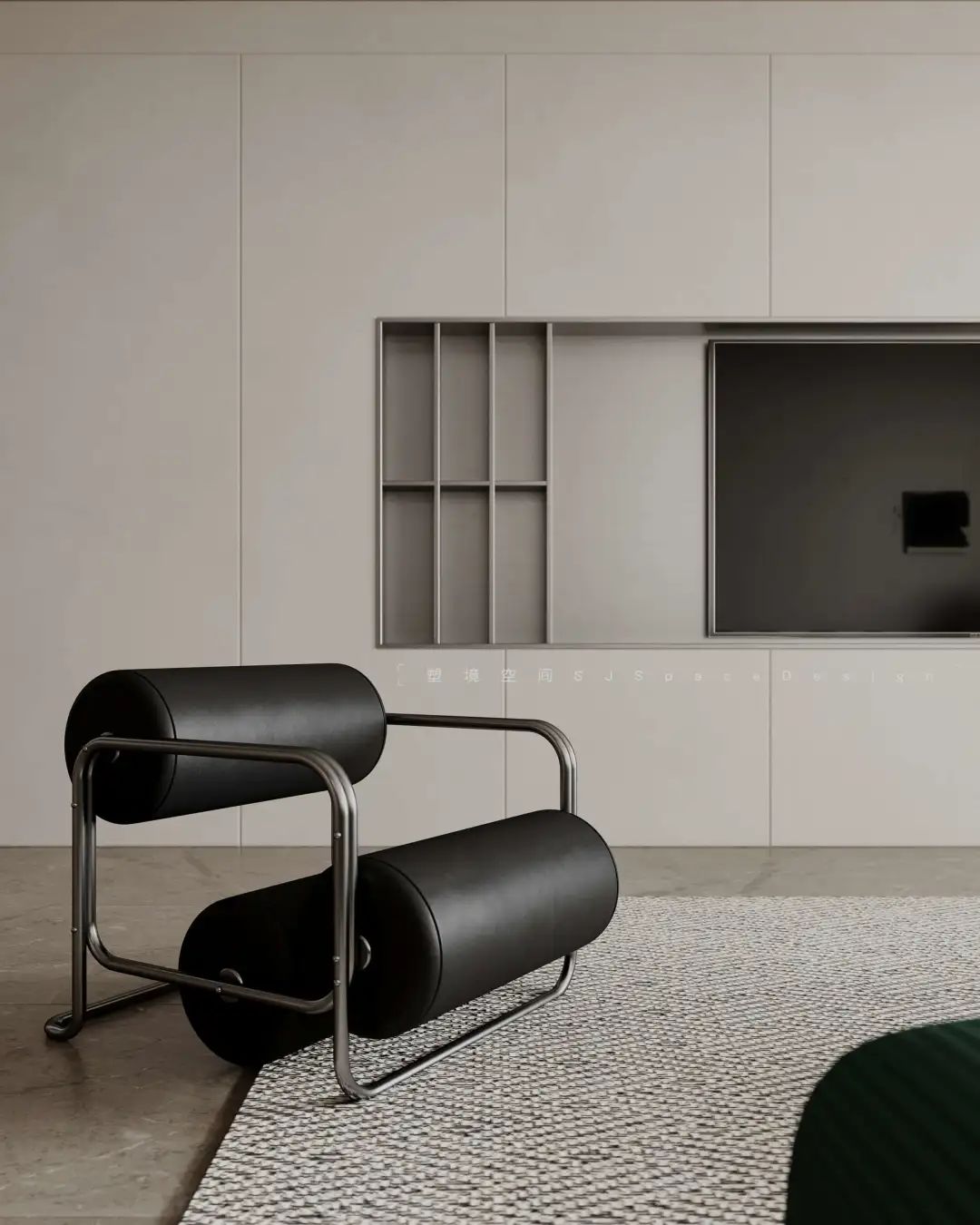 宝格丽大理石与原木的简约诗意空间丨塑境空间设计工程有限公司-24