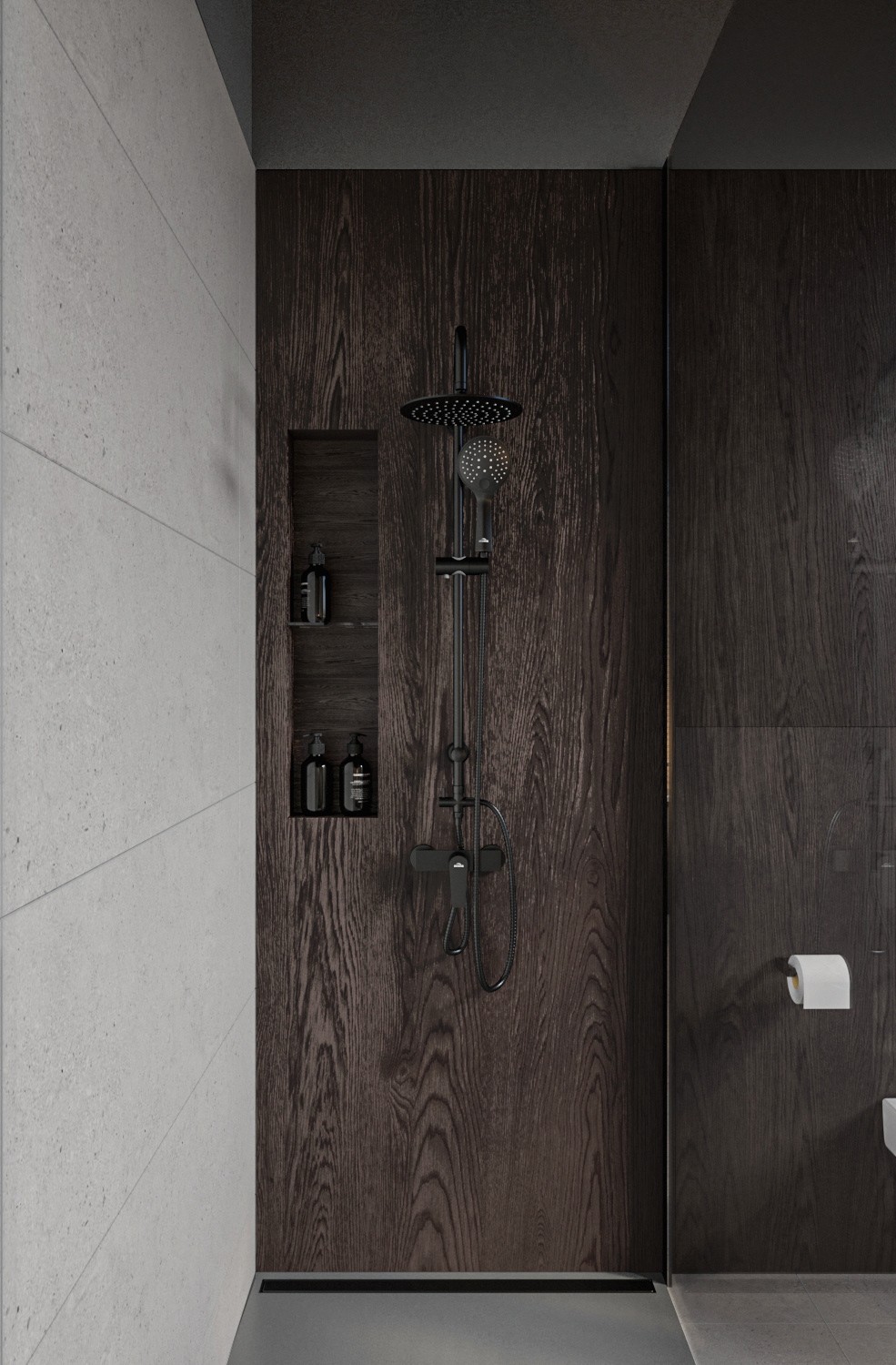 深色系小空间公寓设计-24