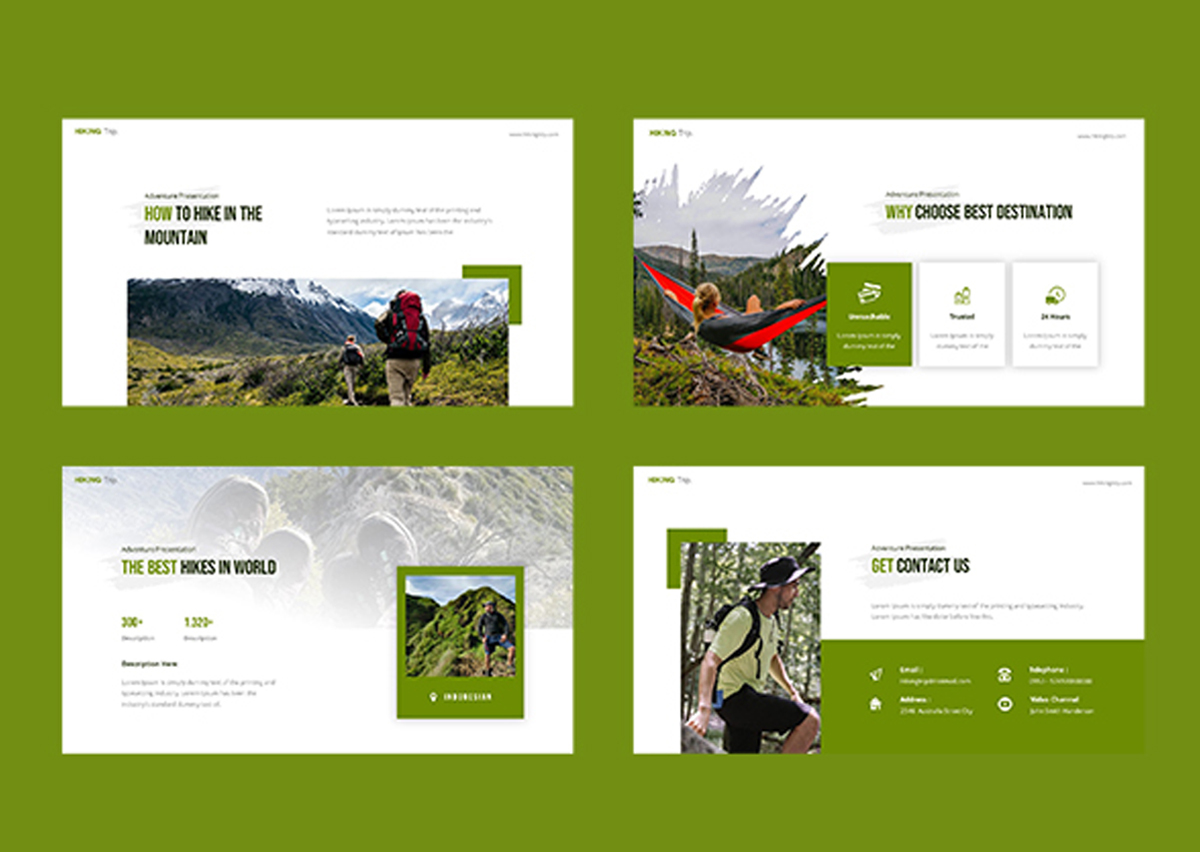 徒步旅行展示模板-10