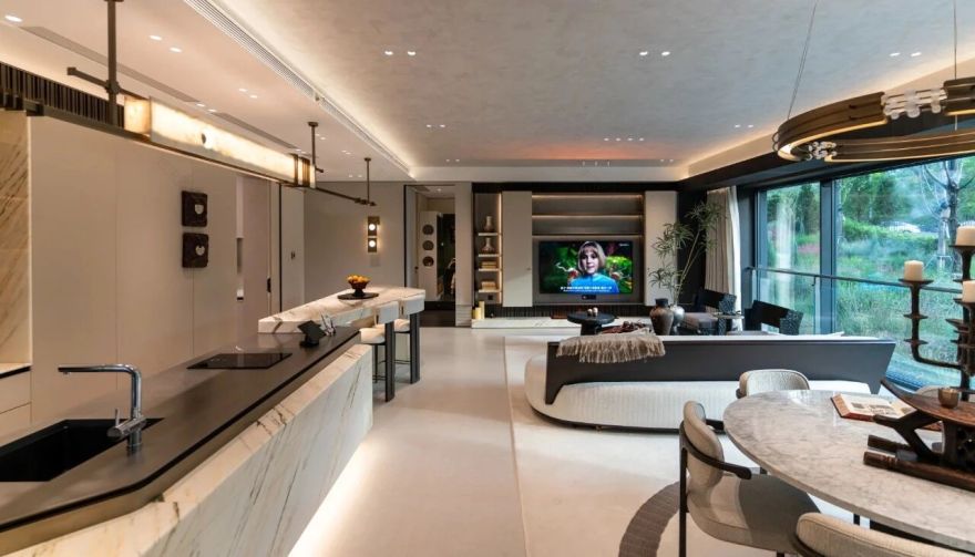 成都麓湖生态城黑石岛垂直五连墅丨中国成都丨ARCHER(建筑设计),继景设计(室内设计)-32