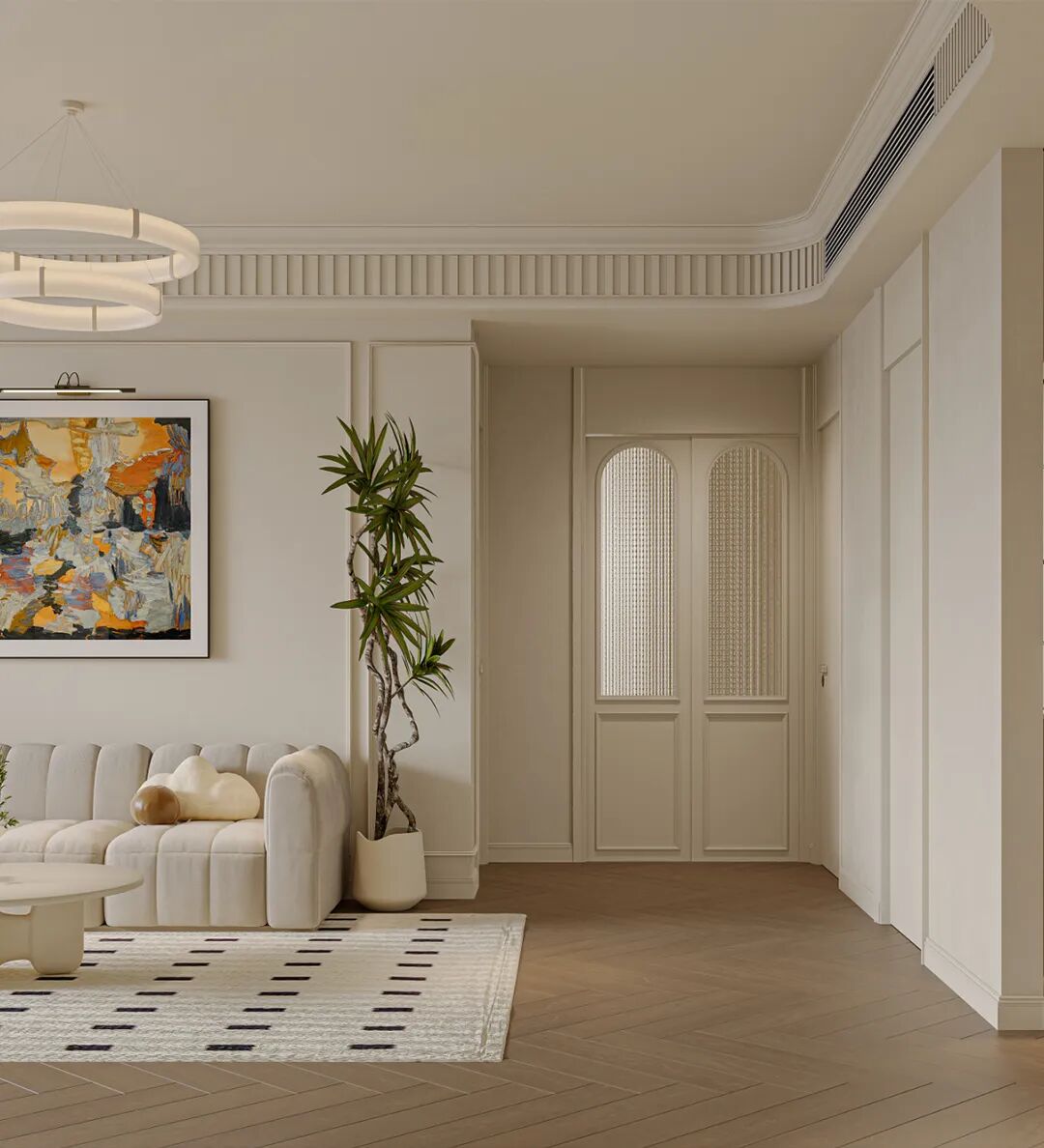 永安新作丨绿海湾110m²【皎洁入梦·诗意法式】-58