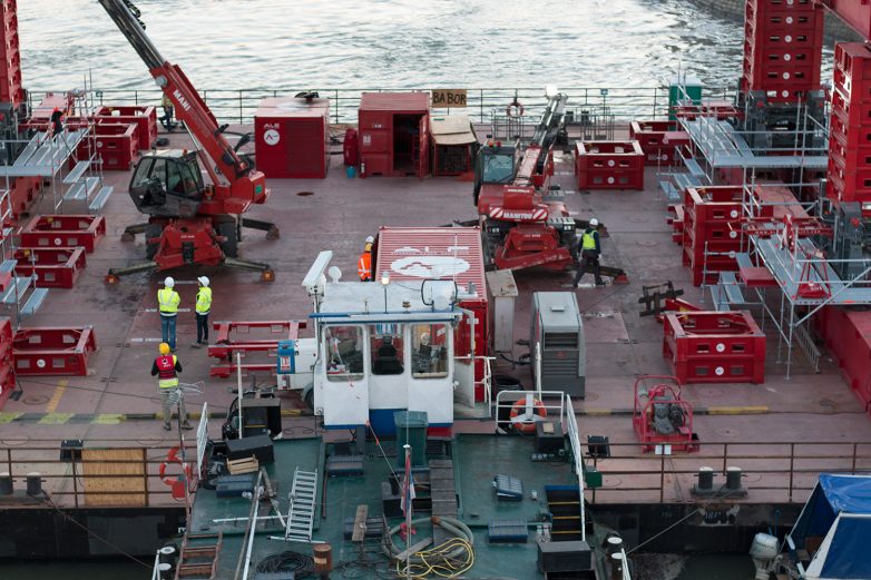 诺维萨德临时桥（博什科·佩罗舍维奇桥）拆除项目-31