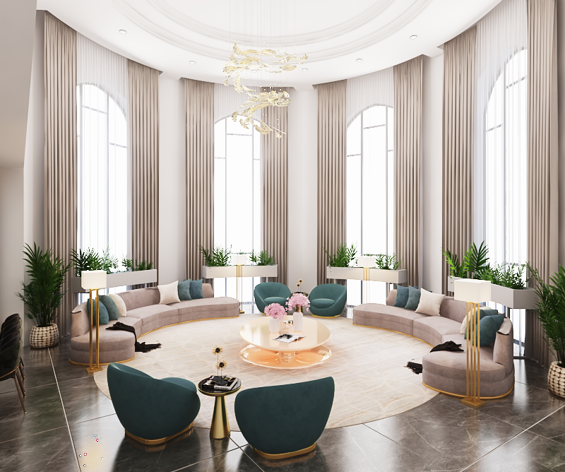 双高接待室带餐具室-3