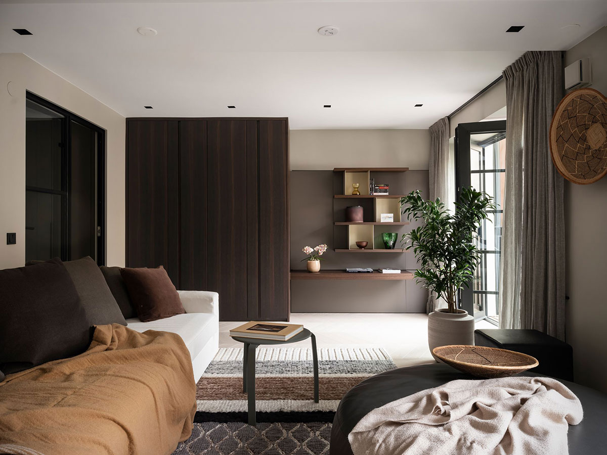 斯德哥尔摩时尚现代复式公寓设计-3