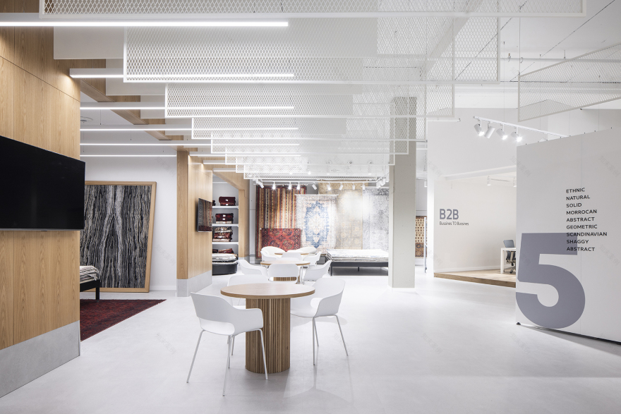 科技与工艺融合的惊艳地毯展示空间丨ON Studio-15