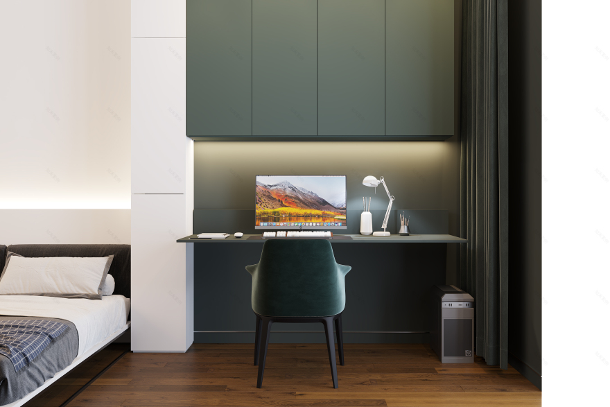 黑色版房屋室内装饰丨Golub Architects-45