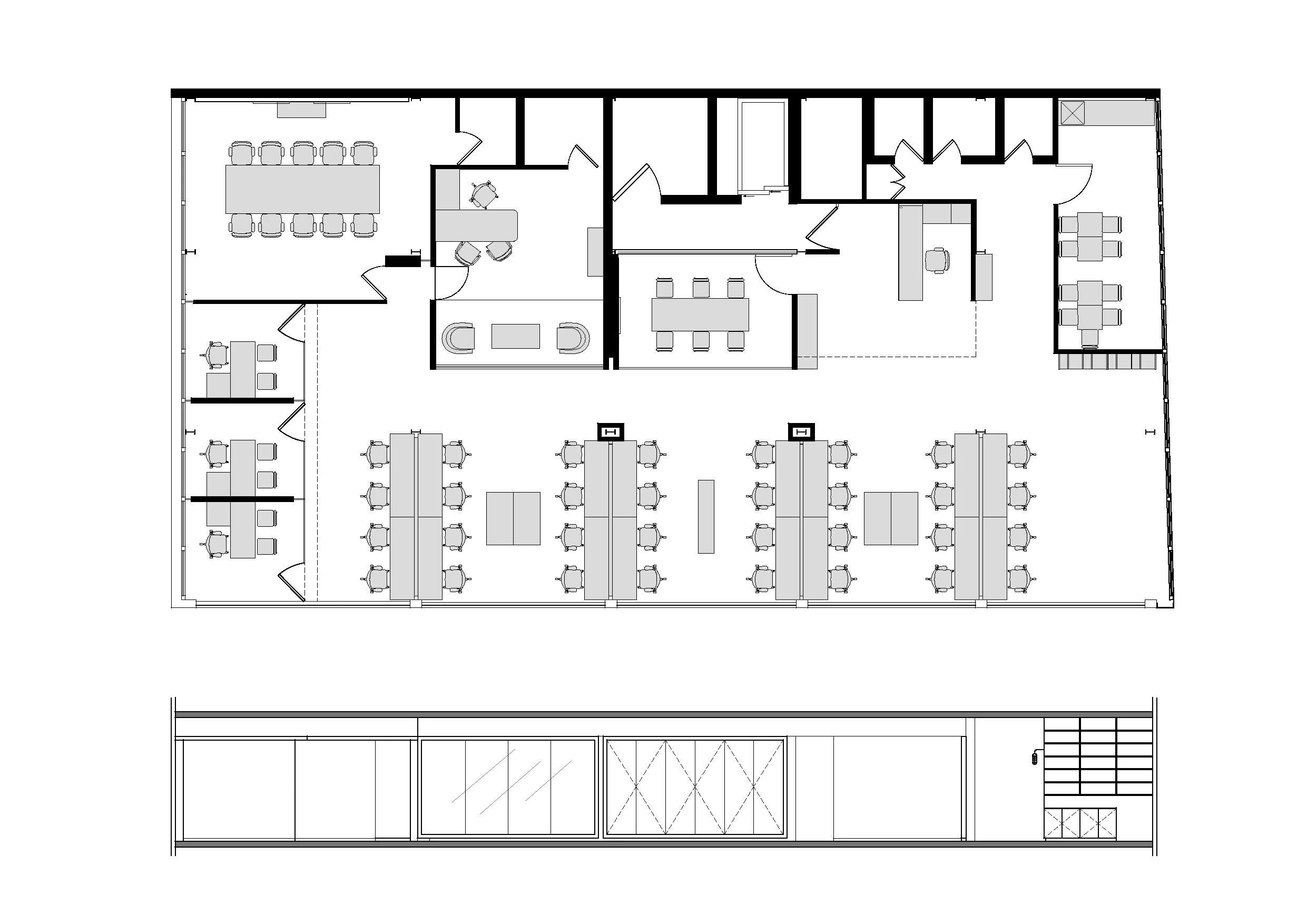 物流公司 BLU · 现代集装箱风格办公室设计-16