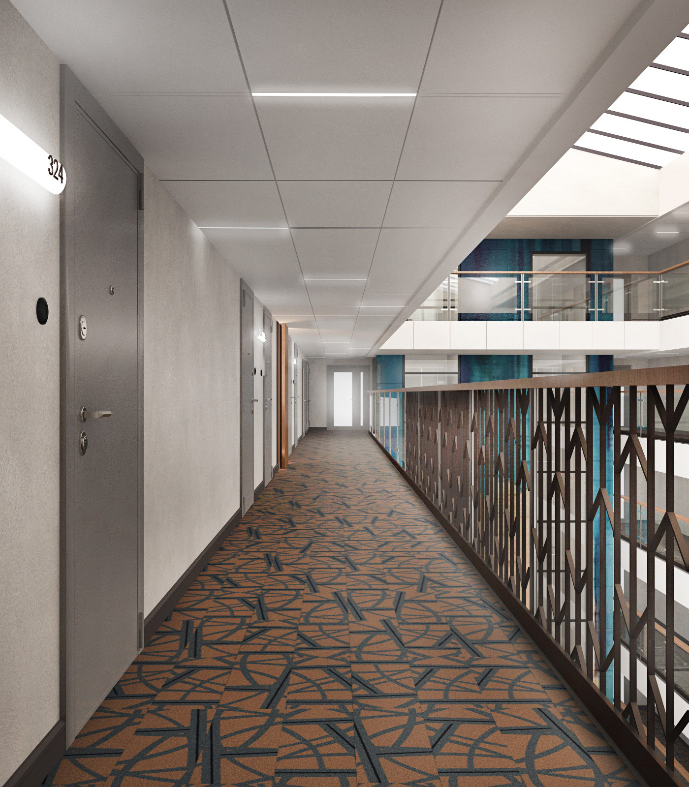 酒店大堂设计丨RedLine 设计工作室-8