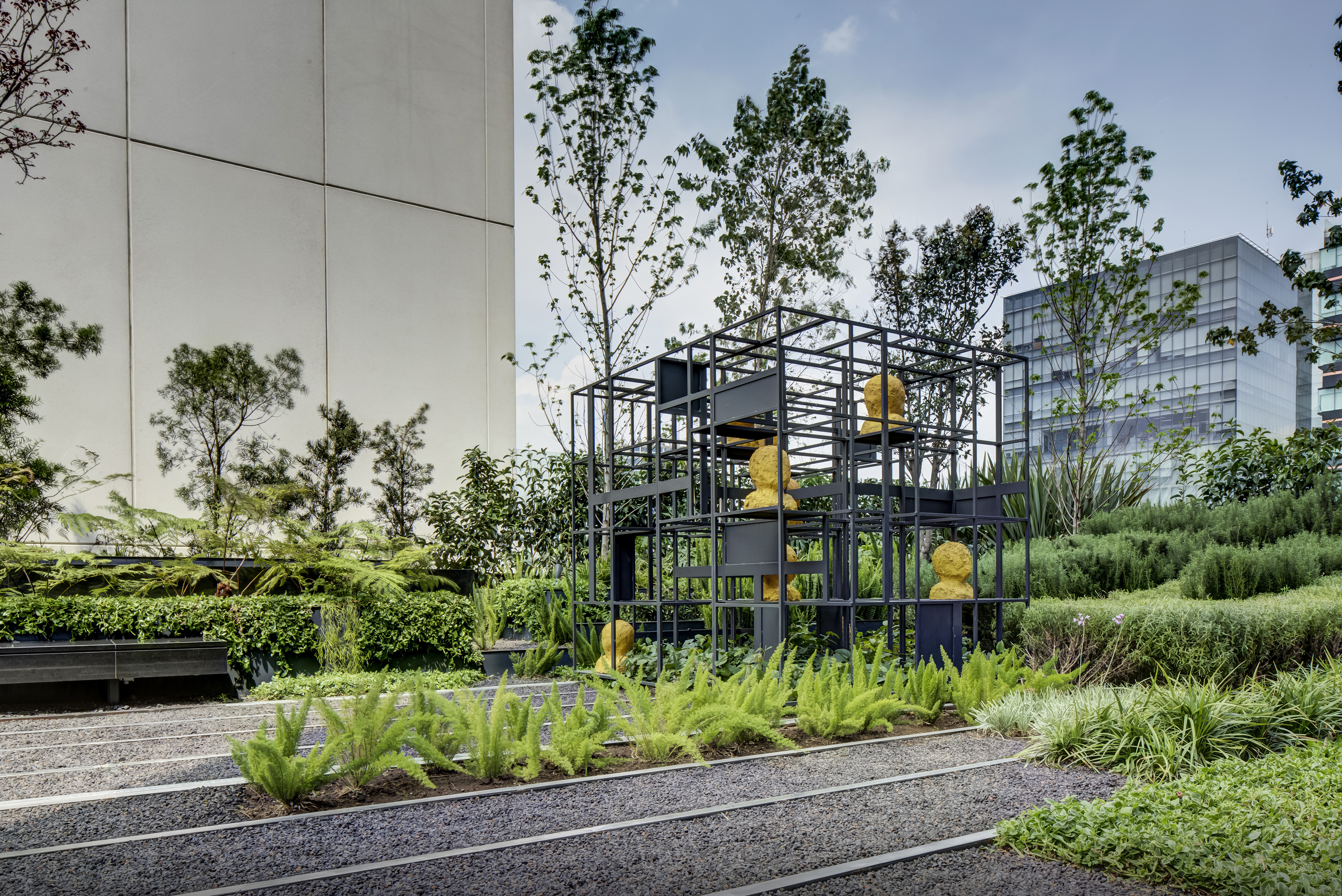 roof garden for a sculpture in Santa Fe, México City | DLC Architects-14