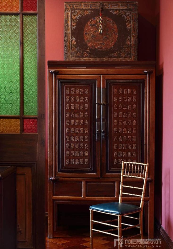 480平混搭风格别墅装修实景案例-14