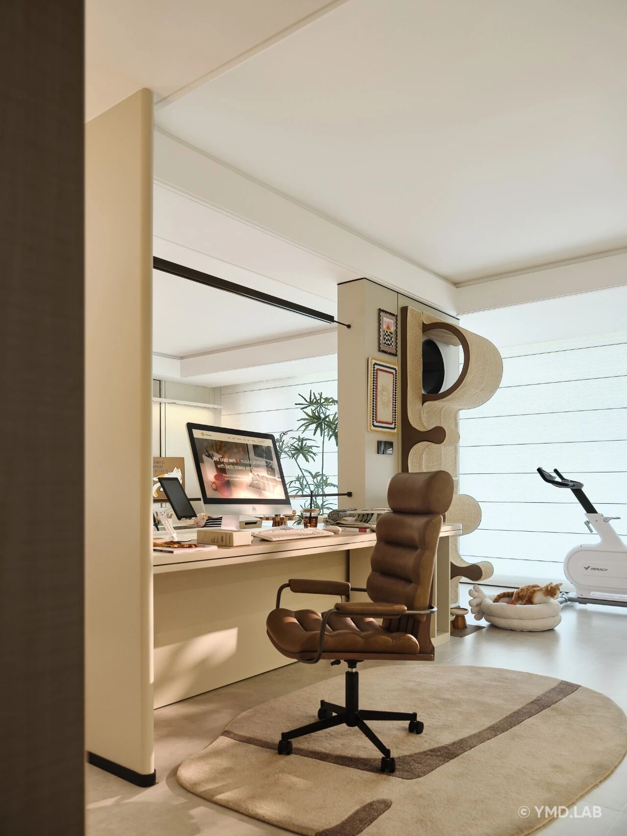 上海120m²奶油风亲子宅,凝固的温柔丨中国上海丨岳蒙设计-28