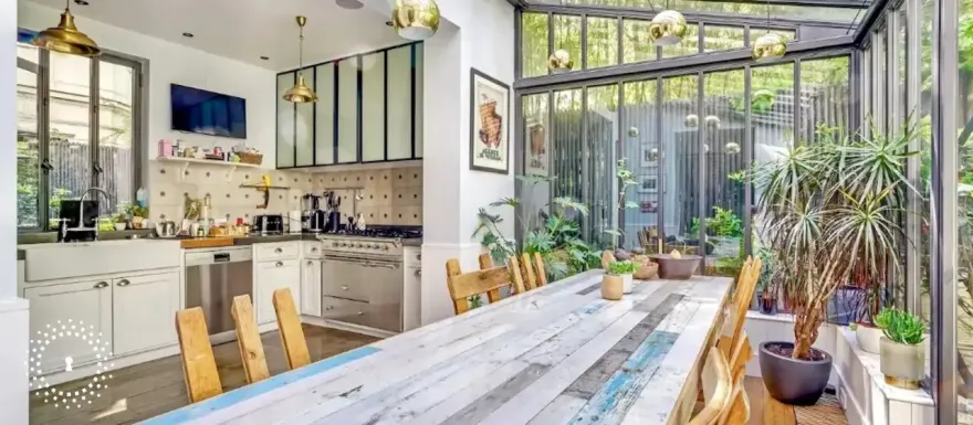 巴黎市区的绿意花园公寓-2