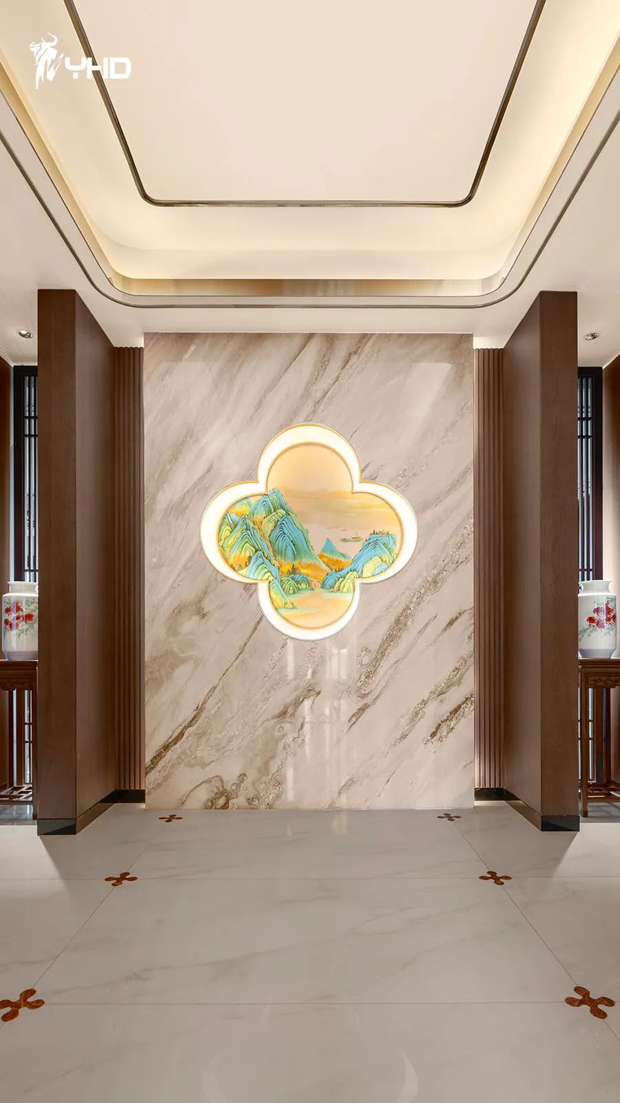 新中式海景大宅丨艺鸿实景-63