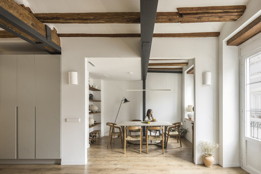 西班牙 La Roqueta 公寓翻新设计丨tamborí arquitectes-23