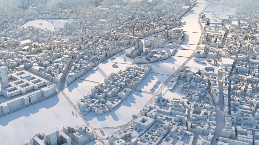Paris City 2023 Lowpoly 3D 模型丨法国巴黎-27
