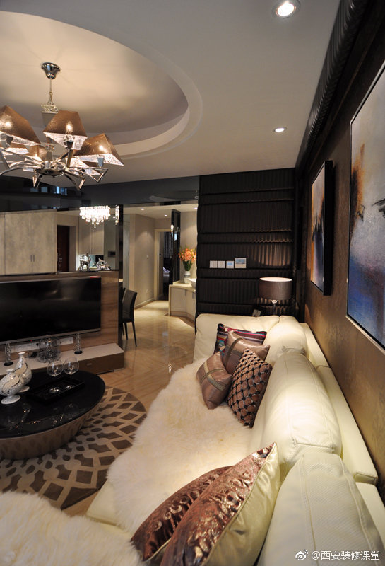 简约奢华风,释放空间的生活艺术-1