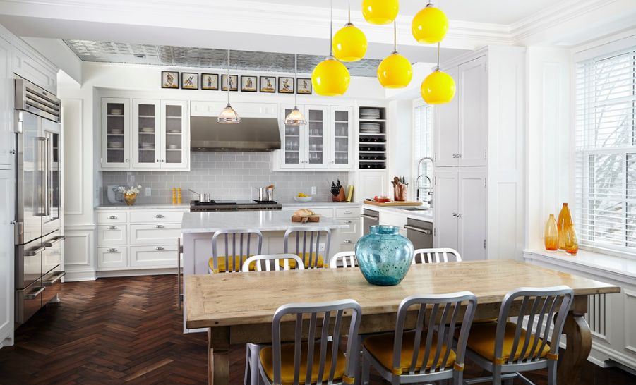 Industrialize Your Dining Room With Metal Dining Chairs-5